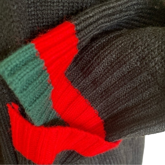 Knit Cardigan Sweater Color Block Chunky Open Front Size XL. Boho Chic NWOT - Picture 7 of 11